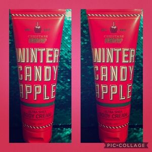 Bath and body works winter candy apple body cream